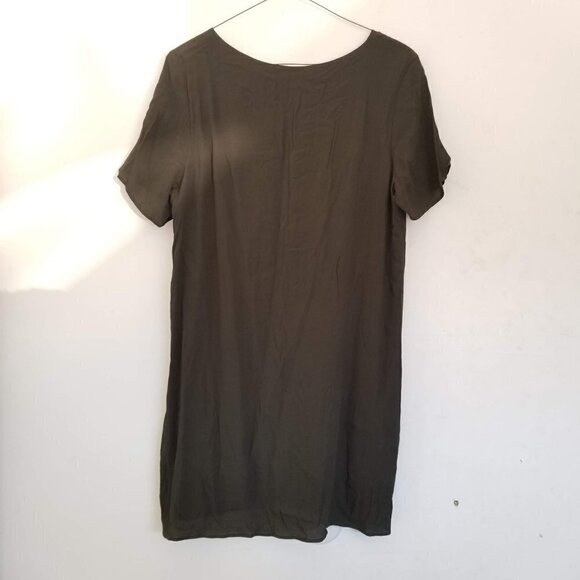 Artizia Wilfred Free Green Teigen Tee Shirt Shift Dress Size Large - Picture 5 of 11